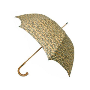 【現品限り】エルメス 傘　シマウマ　オレンジ【中古AB】