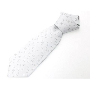 【現品限り】エルメス ネクタイ グレー 【中古A】