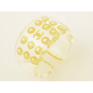 【現品限り】シャネル プラリング　クリア　パール【中古A】