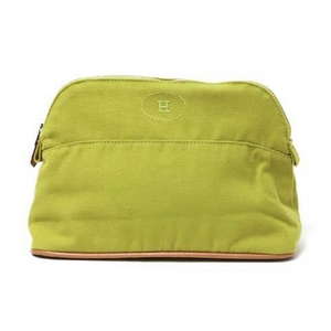 【現品限り】エルメス ボリードポーチ25 グリーン【中古SA】