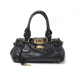【現品限り】クロエ パディントン 黒 【中古SA】