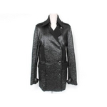 【現品限り】CHANEL（シャネル） スポーツライン　コート　黒 【中古A】