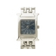 【現品限り】HERMES（エルメス） Hウォッチ SS 青文字盤 HH1.210 レディース 時計 【中古A】 - 縮小画像1