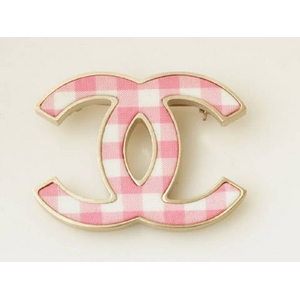 【現品限り】CHANEL（シャネル） ブローチ ココ ギンガムチェック A44510【新品同様】