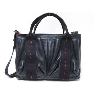 【現品限り】HERMES（エルメス） キャラバンホリゾンタルPM ネイビー 【中古SA】