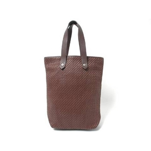 【現品限り】HERMES（エルメス） アメダバPM コットン/カーフ ブラウン 【中古AB】