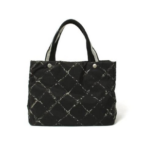 【現品限り】CHANEL（シャネル） 旧トラベルライントート 黒 ブラック 【中古B】