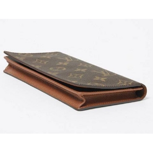 【現品限り】LOUIS VUITTON(ルイヴィトン) モノグラム 2つ折長札入れ M60825 【新品同様】