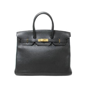 【現品限り】HERMES（エルメス） バーキン35 トゴ 黒 ブラック ゴールド金具 【中古SA】