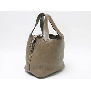 【現品限り】HERMES（エルメス） ピコタンロックPM トリヨン エトゥープ 【中古SA】