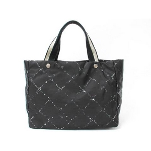 【現品限り】CHANEL（シャネル） 旧トラベルライントート 黒 ブラック 【中古AB】
