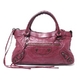 【現品限り】Balenciaga（バレンシアガ） エディターズバッグ ザファースト 赤系 103208【中古A】