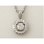【現品限り】BVLGARI（ブルガリ） ブルガリブルガリ ネックレス 1Pダイヤ WG【中古SA】