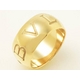 【現品限り】BVLGARI（ブルガリ） ロゴリング K18YG #58 【中古SA】
