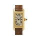【現品限り】Cartier（カルティエ） タンクアロンジェ YG/革ベルト レディース 【中古A】 - 縮小画像1