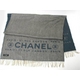 CHANEL（シャネル）　カシミヤ大判ストール　ブルー