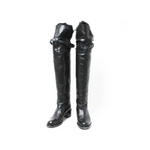 【現品限り】GUCCI（グッチ） ロングブーツ ファー 黒 【中古A】