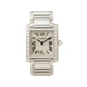 【現品限り】Cartier（カルティエ） カルティエ タンクフランセーズSM サイドダイヤ K18WG WE1002S3 【中古A】 - 縮小画像1