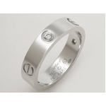 【現品限り】Cartier（カルティエ） カルティエ ラブリング WG ハーフダイヤ #63 【中古SA】