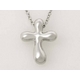 【現品限り】TIFFANY（ティファニー） ティファニー Pt950 クロスネックレス 【中古A】