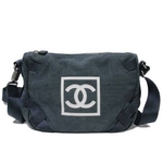 【現品限り】CHANEL（シャネル） シャネル スポーツライン ショルダーバッグ ネイビー 【中古AB】
