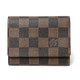 【現品限り】LOUIS VUITTON（ルイヴィトン）ダミエ 名刺入れ カードケース N62920 イニシャル入り【未使用】