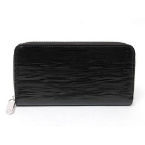 【現品限り】LOUIS VUITTON（ルイヴィトン）エピエレクトリック ジッピーウォレット 黒 ブラック M6007N 光沢のあるエピレザー【中古A】