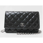 【現品限り】CHANEL（シャネル）シャネル マトラッセ チェーンウォレット 黒 A33814  【未使用】