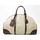 【現品限り】PRADA（プラダ） ボストンバッグ キャンバス ベージュ/茶色 【中古A】