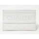 【現品限り】CHANEL（シャネル） ロゴ カードケース 白 【新品同様】