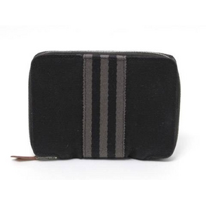 【現品限り】HERMES（エルメス） フールトゥ ラウンドファスナー財布 黒 【中古B】