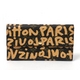 【現品限り】LOUIS VUITTON（ルイヴィトン） モノグラムグラフィティ ファスナー長財布 ピーチ M92190 【中古SA】