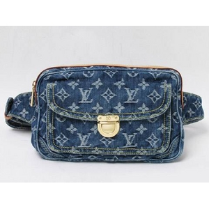 【現品限り】LOUIS VUITTON(ルイヴィトン) モノグラムデニム バムバッグ M95347 ウエストバッグ 【中古SA】