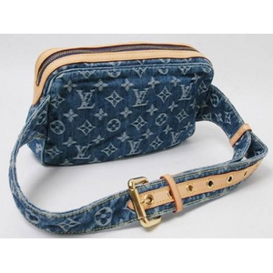 【現品限り】LOUIS VUITTON(ルイヴィトン) モノグラムデニム バムバッグ M95347 ウエストバッグ 【中古SA】