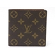 【現品限り】LOUIS VUITTON（ルイヴィトン） モノグラム 2つ折財布 M61665 【中古SA】