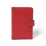 【現品限り】CHANEL（シャネル） 手帳カバー キャビア 赤 【中古AB】