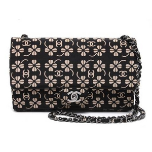【現品限り】CHANEL（シャネル） チェーンショルダー クローバー 黒 ブラック 【中古B】