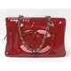 【現品限り】CHANEL（シャネル） リップスティックライン エナメル パテント チェーンショルダーバッグ 赤 A47926 【中古SA】