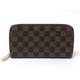 【現品限り】LOUIS VUITTON（ルイヴィトン） ダミエ ジッピーウォレット N60015 【中古AB】