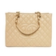 【現品限り】CHANEL（シャネル） マトラッセ チェーントートバッグ キャビア ベージュ A50995 【新品同様】