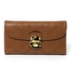 【現品限り】LOUIS VUITTON（ルイヴィトン） マヒナ 3つ折長財布 ポルトフォイユ アメリア コニャック M95996 【中古A】