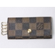 【現品限り】LOUIS VUITTON（ルイヴィトン） ダミエ キーケース4本 N62631 【中古SA】