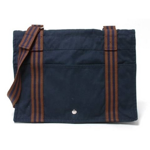 【現品限り】HERMES（エルメス） フールトゥバサスMM ネイビー/ブラウン 【中古AB】