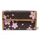 【現品限り】LOUIS VUITTON（ルイヴィトン） チェリーブロッサム 3つ折長財布 M92027 【中古B】