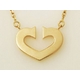 【現品限り】Cartier（カルティエ） Cハートネックレス K18YG【中古SA】 - 縮小画像1