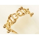 【現品限り】GUCCI（グッチ） ロゴチェーンリング YG 【中古A】 - 縮小画像1