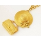 【現品限り】CHANEL（シャネル） ネックレス ゴールド バッグ・帽子モチーフ【中古AB】 - 縮小画像1