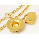 【現品限り】CHANEL（シャネル） ネックレス ゴールド バッグ・帽子モチーフ【中古AB】 - 縮小画像3