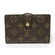 【現品限り】LOUIS VUITTON（ルイヴィトン） モノグラム がま口財布 M61663 【中古AB】