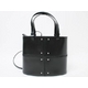 【現品限り】TODS（トッズ） ミニハンドバッグ 黒 カーフ ストラップ付き 【中古SA】